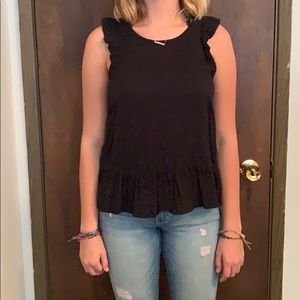 Super cute black Hollister top